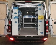 ALLESTIMENTO FURGONE OFFICINA MERCEDES SPRINTER 2006  L2 H1 01a