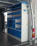 ALLESTIMENTO FURGONE OFFICINA MOBILE SU MERCEDES SPRINTER  1996 L2 H2 04c