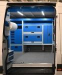 ALLESTIMENTO FURGONE OFFICINA MOBILE SU MERCEDES SPRINTER 2018 L2 H2 11d