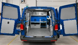 ALLESTIMENTO FURGONE OFFICINA VOLKSWAGEN TRANSPORTER T6 2015 L1 H1 01a