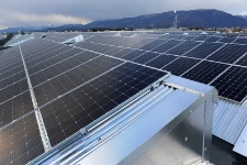 Impianto fotovoltaico sopra lo stabilimento di Francom