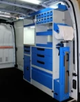 Scaffalature e cassettiere per furgoni su NISSAN INTERSTAR 2023 L3 H2 05c