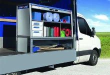 Toolbox su furgone cassonato tendonato 